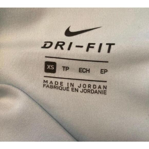 Nike Womens Dri FIT Leggings XS Blue Yellow White - Picture 4 of 15